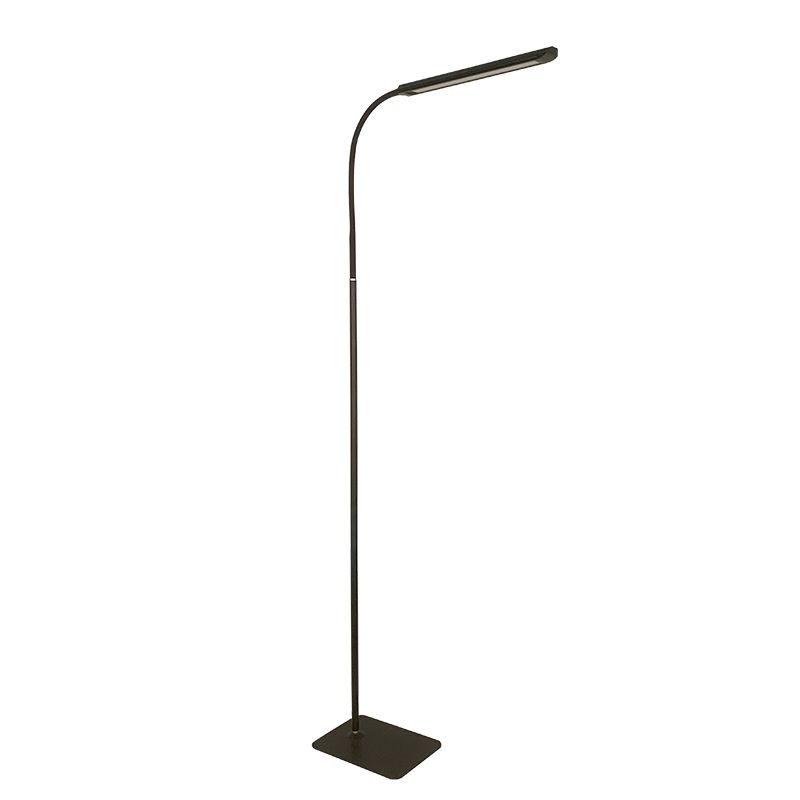 Modern Linear Floor Lamp 1 Light Wrought Iron Floor Light for Living Room