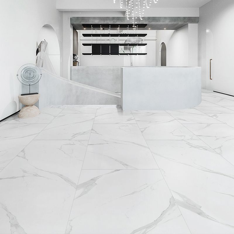 Laminate Flooring Marble Print Wooden Rectangular Indoor Laminate Floor