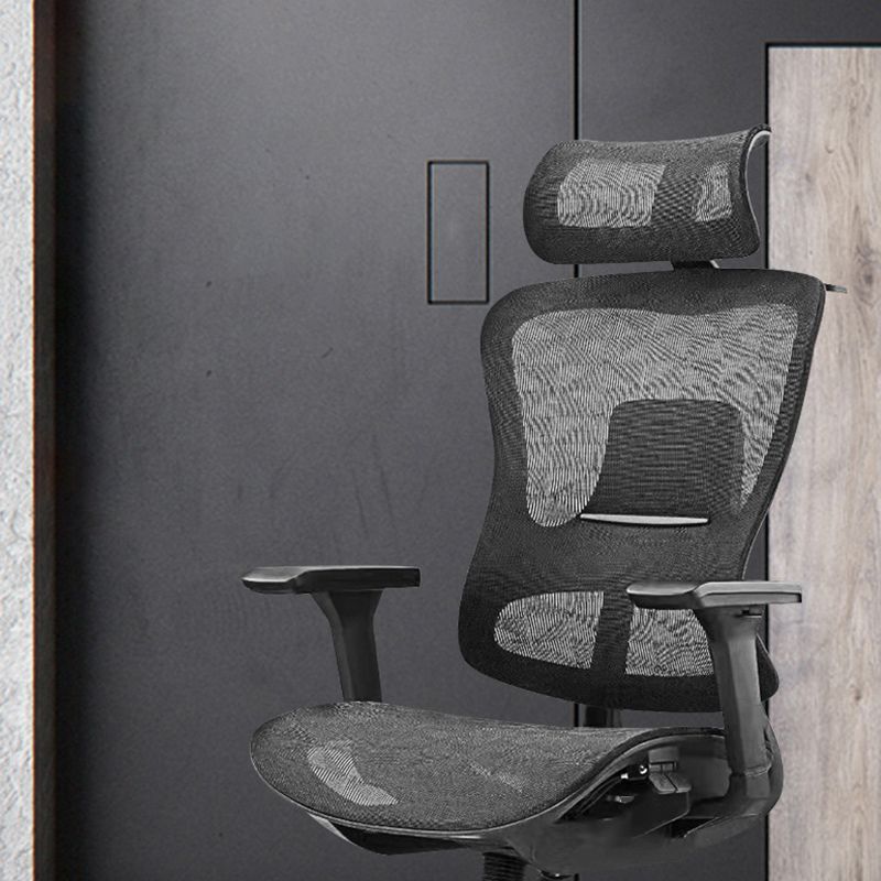 Contemporary Mesh Task Chair with Wheels Ergonomic Swivel Computer Desk Chair