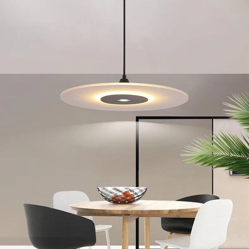 Nordic-Style Pendant Ceiling Light Metal LED Hanging Light Fixture