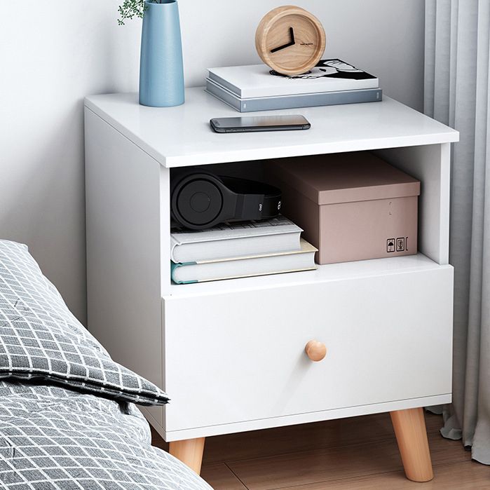 Modernism Bed Nightstand Storage Drawer Night Table for Home