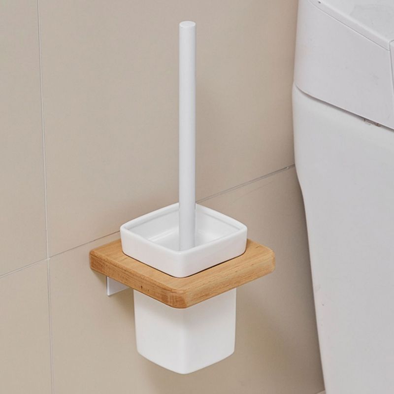 Modern Natural Bathroom Accessory As Individual Or As a Set in Solid Wood