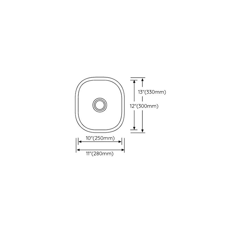 Modern Style Kitchen Sink Stainless Steel Kitchen Sink with Oval Shape