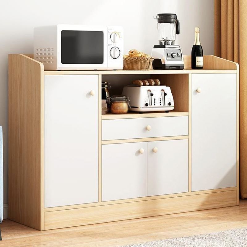 Modern Style Side Board Engineered Wood Drawers and Storage  Sideboard for Kitchen