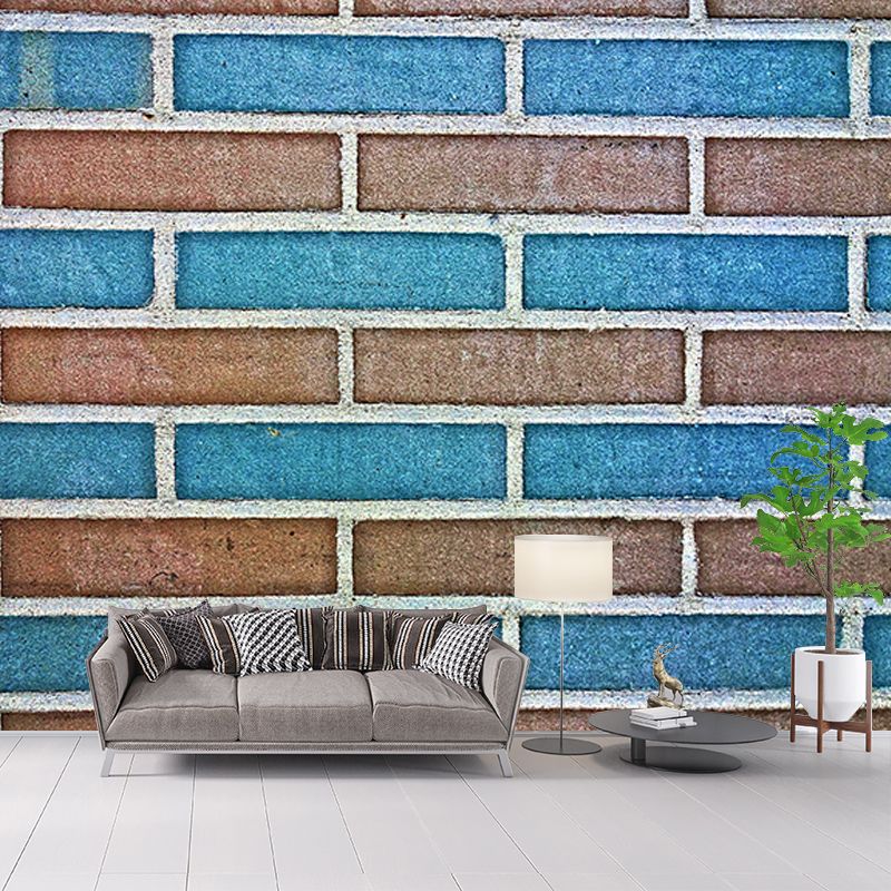 Brick Wall Mildew Resistant Mural Wallpaper Living Room Wall Mural