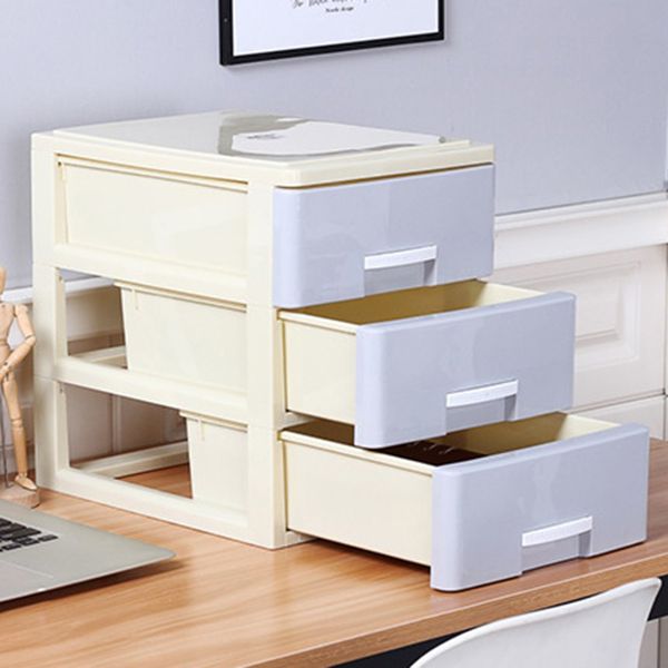 Lateral Modern File Cabinet Drawers Plastic File Cabinet for Home or Office