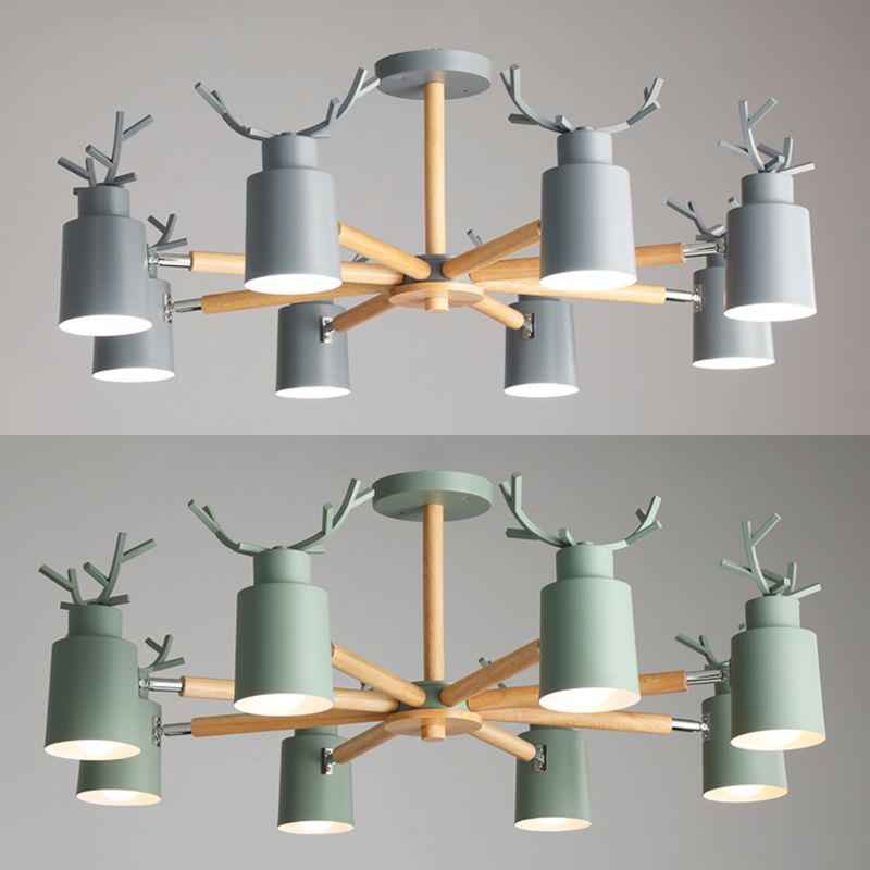 Antler Shape Chandelier Lights Modern Metal Chandelier Lighting Fixtures