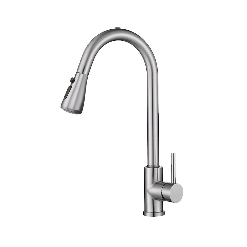 Touch 2 Modes Faucet Pull down Sprayer Bar Faucet 1-Handle Standard Kitchen Faucet