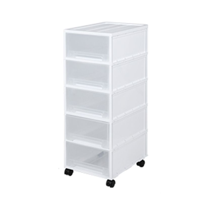 Modern Plastic Movable File Cabinet Drawers Storage Filing Cabinet for Office