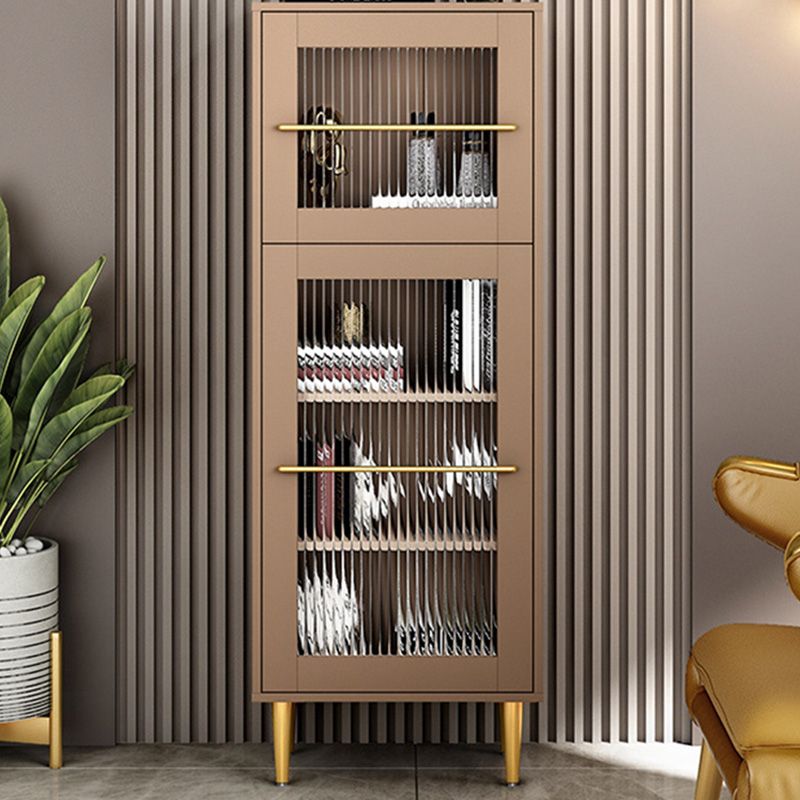 Modern Wood Accent Cabinet 15.74" Wide Storage Cabinet with 2 Doors