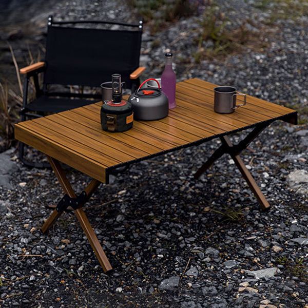 Rectangle Aluminum Frame Camping Table Contemporary Removable Camping Table