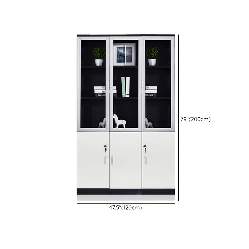 Traditional File Cabinets Solid Wood Vertical File Cabinet with Key Lock Office