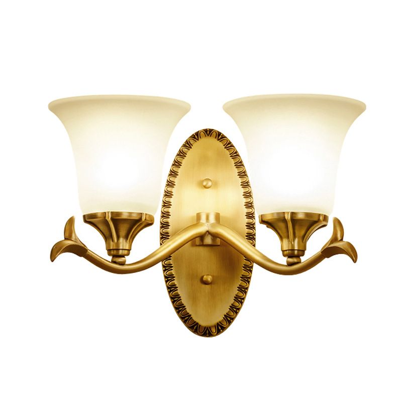 Unique Shape Wall Light Fixture Modern Wall Mounted Lighting in Gold Finish