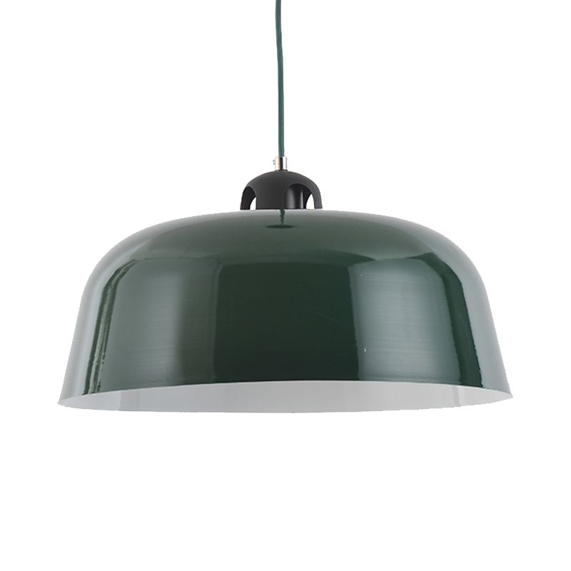 Macaron Barn Forme suspendue Lumière 1 Light Metal Light Metal Lempe en bleu / vert / jaune / rose pour salle d'allaitement salle de bain