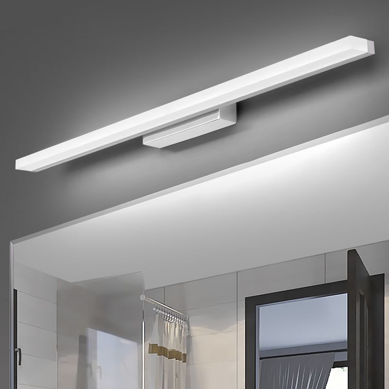 Ligera LED Luz contemporánea de espejo contemporáneo Iluminación frontal con sombra acrílica para el baño