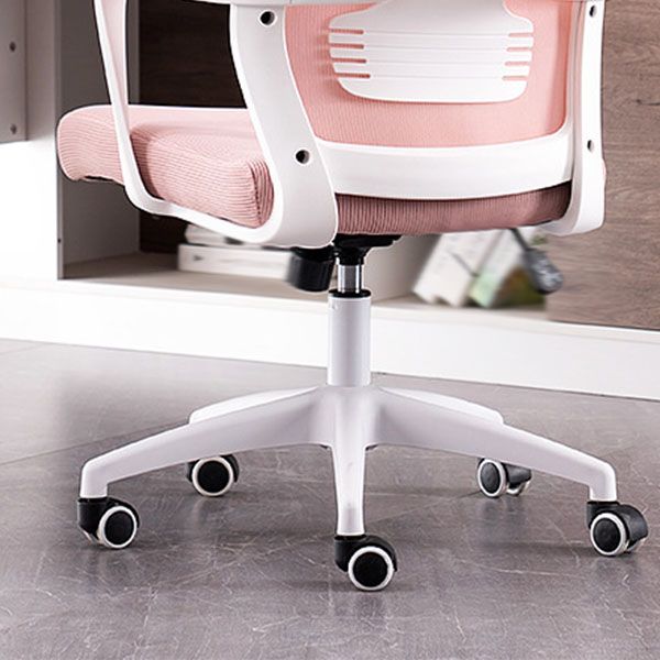 Contemporary Ergonomic Mesh Task Chair Nylon Swivel Office Chair