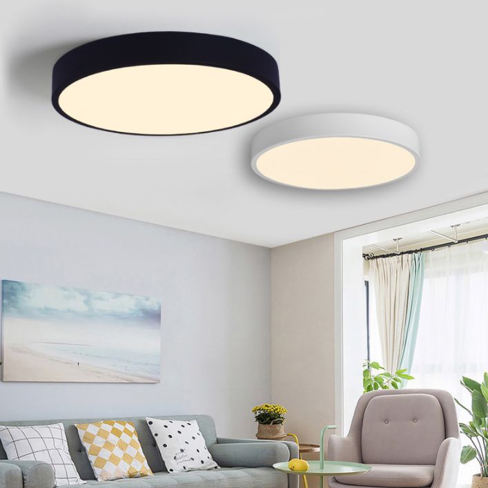 Acrilico Circular Flush Mount Led Luci Moderne Flushmount