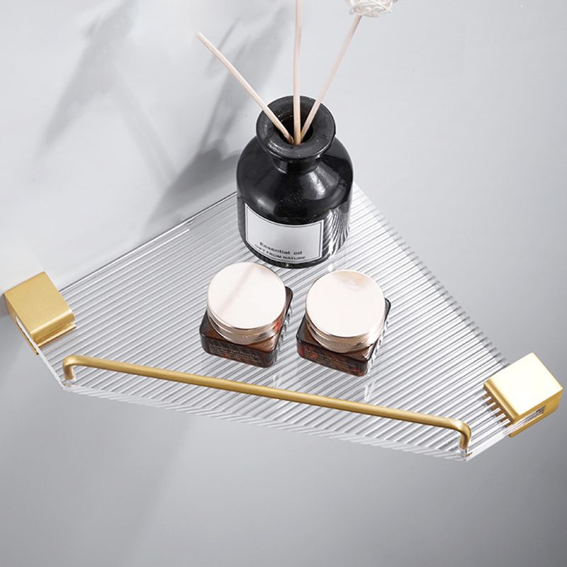 Metal Minimalist Bathroom Accessory as Individual or as a Set in Gold