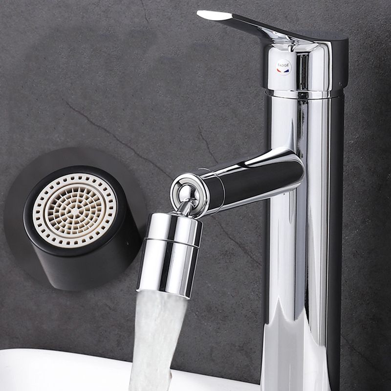 Modern Vessel Sink Faucet Copper Lever Handle Low Arc Retractable Vessel Faucet