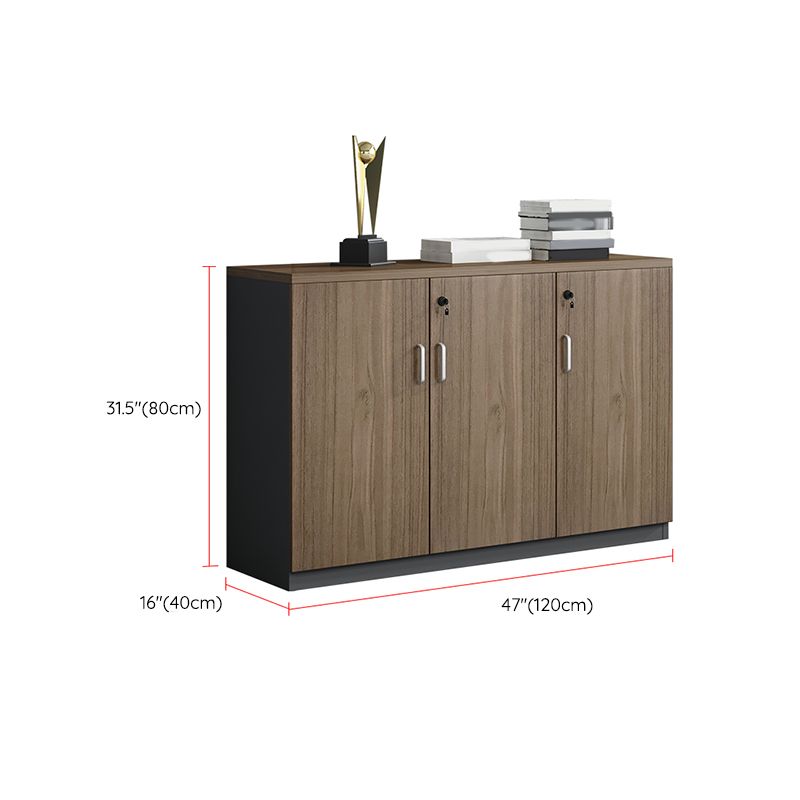 Medieval Modern Filing Cabinet Wooden Frame Storage Lateral File Cabinet