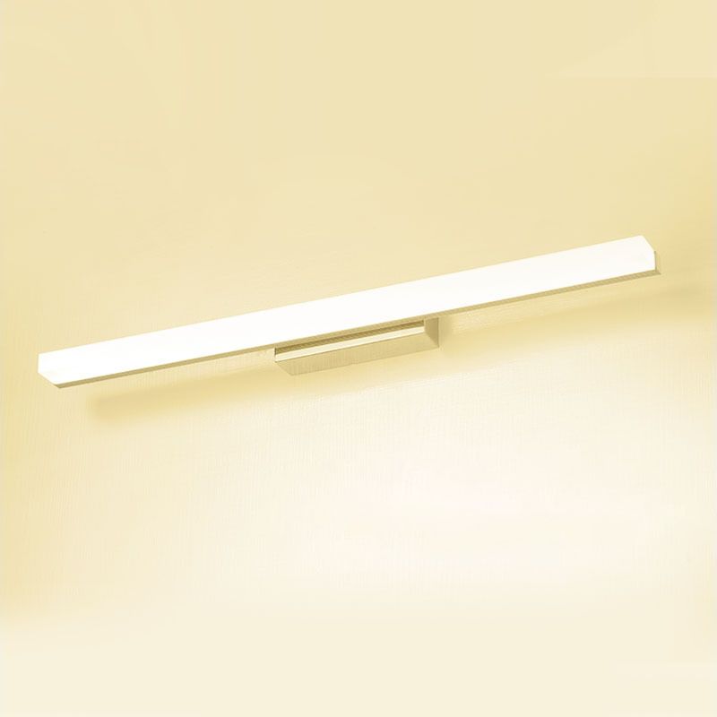 Moderner minimalistischer Stil Lineare Waschtischbeleuchtung Edelstahl Waschtisch -Jungtiere