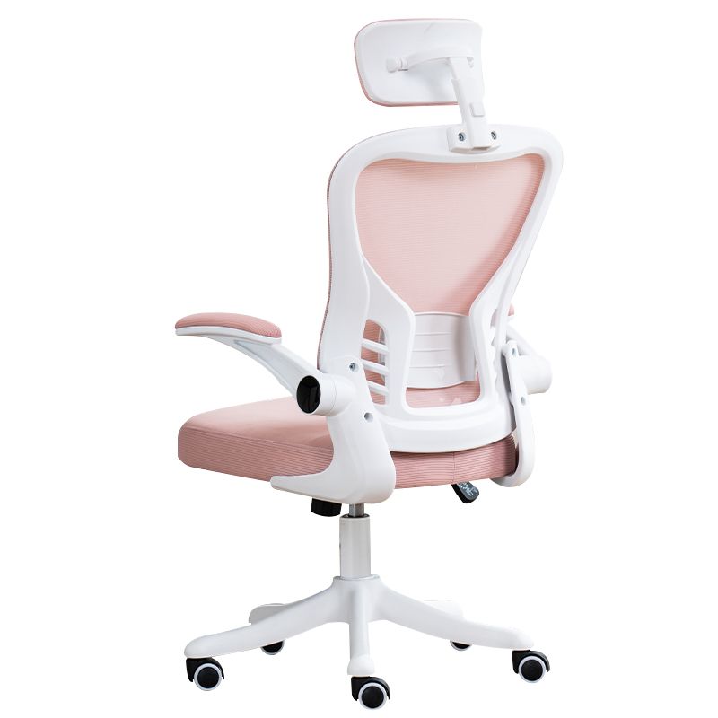 Padded Arms Office Chair Modern Tilt Mechanism Ergonomic Desk Chair with Wheels