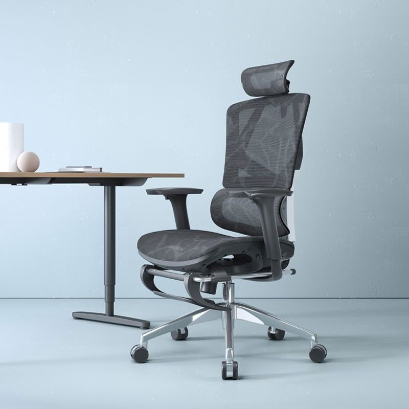 Removable Arms Chair No Distressing Ergonomic Office Chair with Wheels