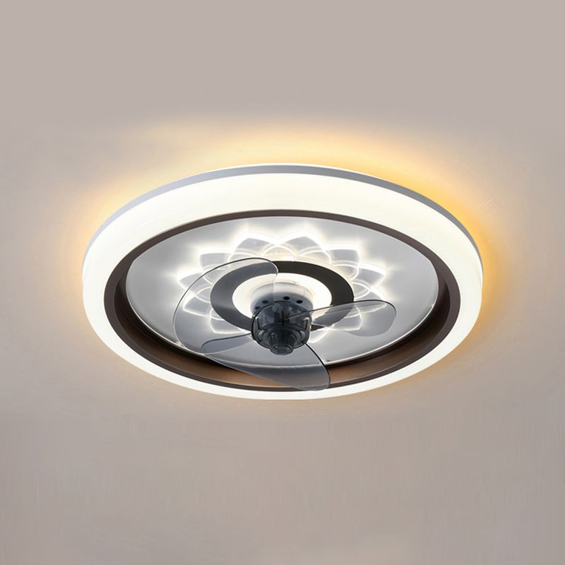 Circular Flush Mount Éclairage Éclair