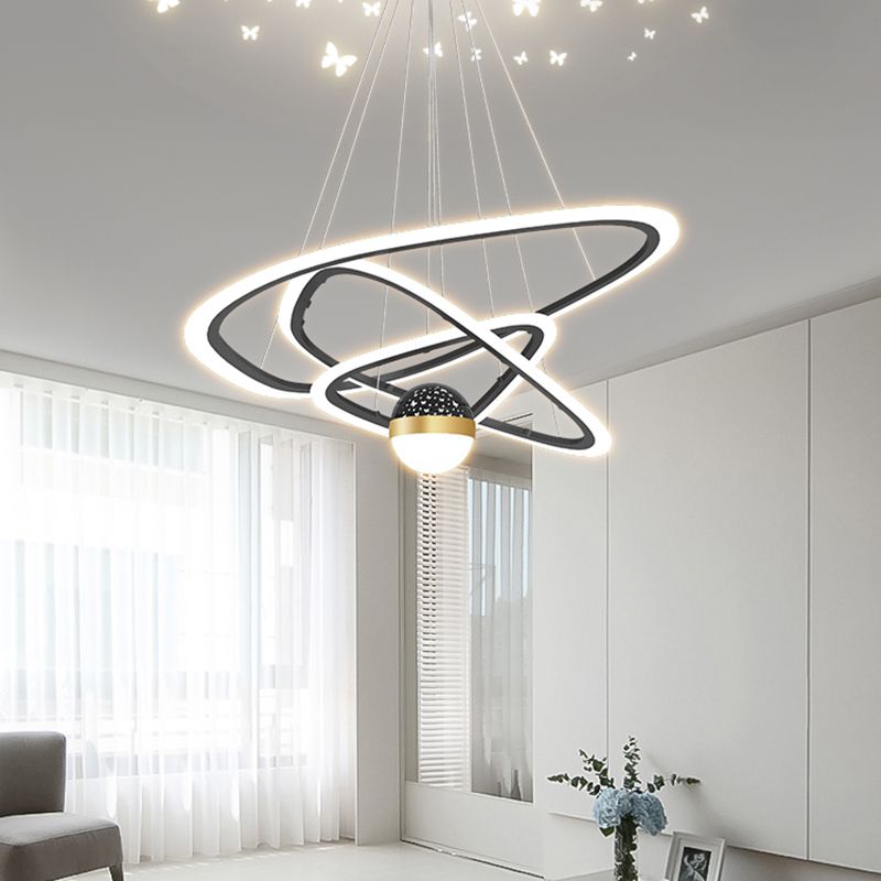 Triangle Shape Chandelier Lights Modern Metal Chandelier Lighting Fixtures