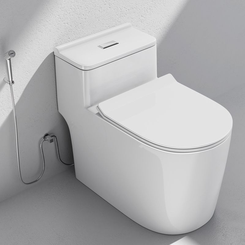 Traditional Ceramic Flush Toilet Slow Close Seat Included Urine Toilet for Bathroom