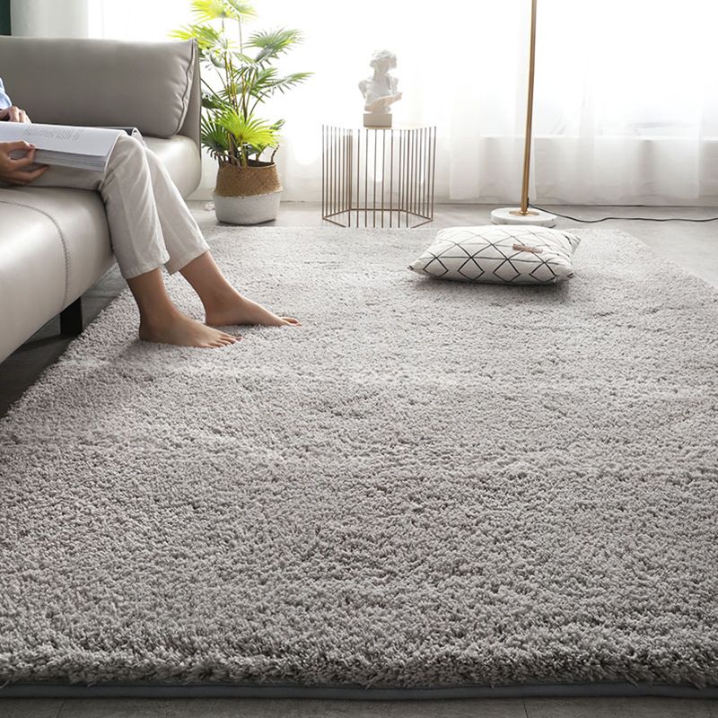 Rapis de couleur unie nordique Mulit Coton Mélange Coton Arelle Tapis Anti-Slip Backing Pet Friendly Indoor pour décoration