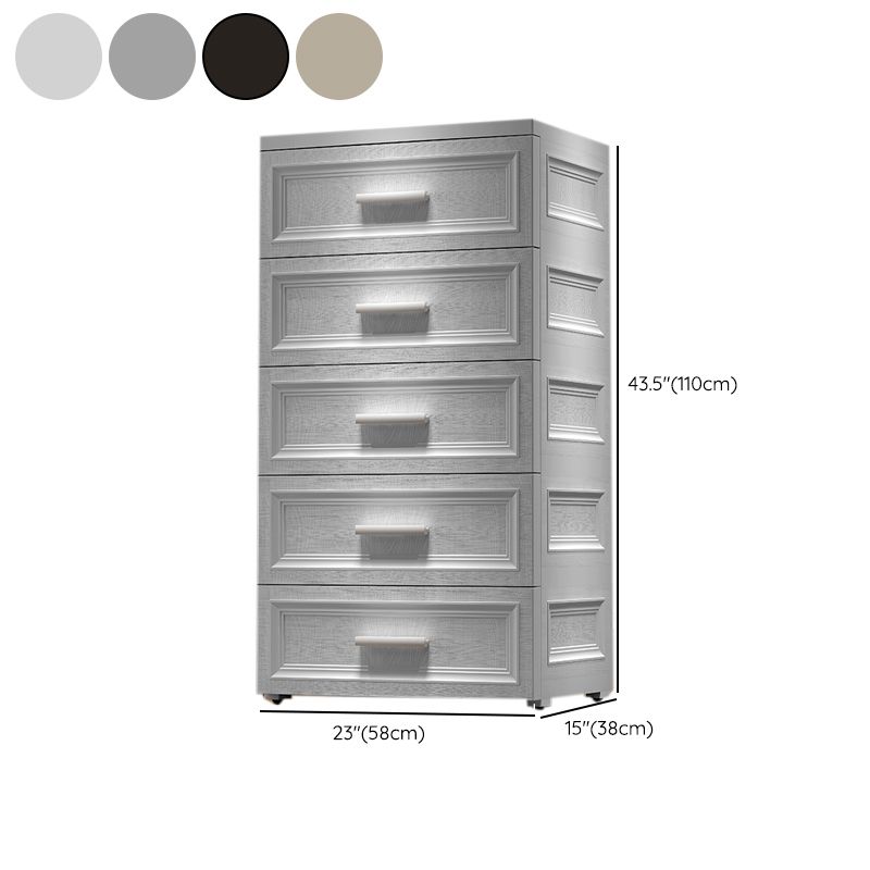 Modern Vertical Kids Dressers Plastic Nursery Dresser for Home