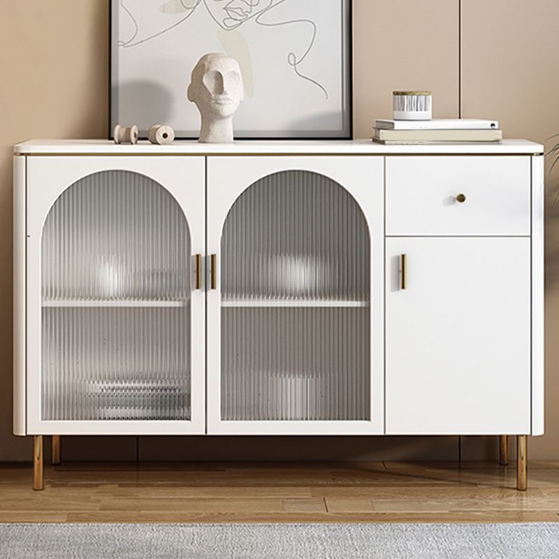 Home Sintered Stone Storage Sideboard Luxury Side Board with Drawers and Doors