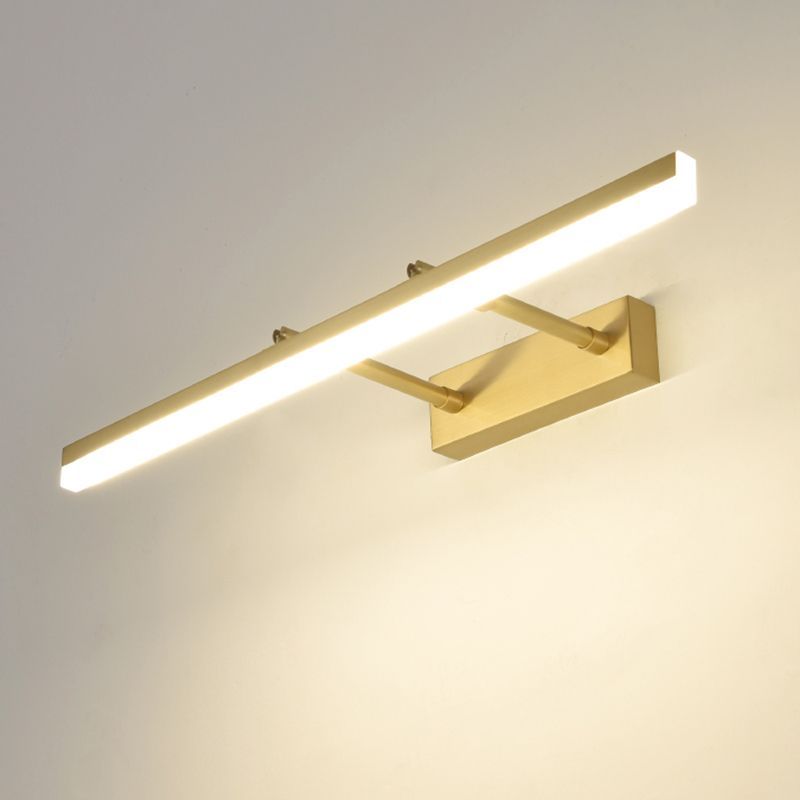 Linear Metal Led Bathroom Vanity Lights Modern Led Vanity Light Fixtures for Bathroom