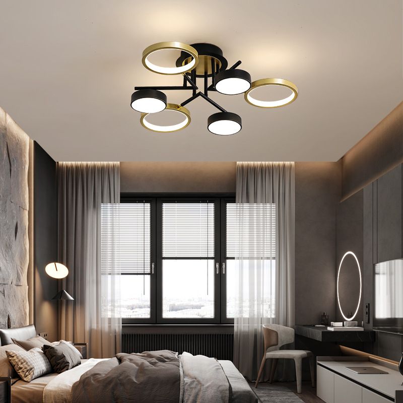 Modern Unique Shape Ceiling Mount Light Fixture Metal Ceiling Mounted Light