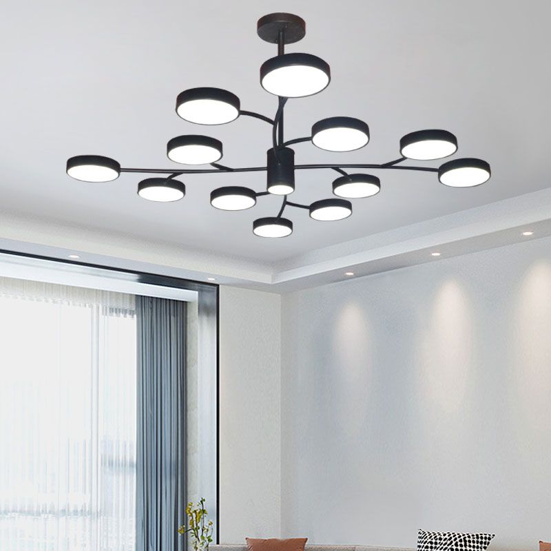 Contemporary Style Geometry Shape Pendant Chandeliers Metal Chandelier Lighting