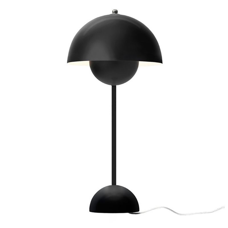 Modern Style Mushroom Shape Table Lighting Metal 1 Light Table Lamp for Bedroom