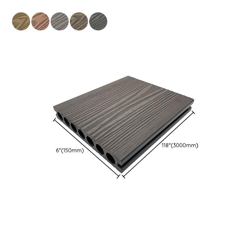 Embossed Square Patio Flooring Tiles Composite Nailed Flooring Tiles Garden