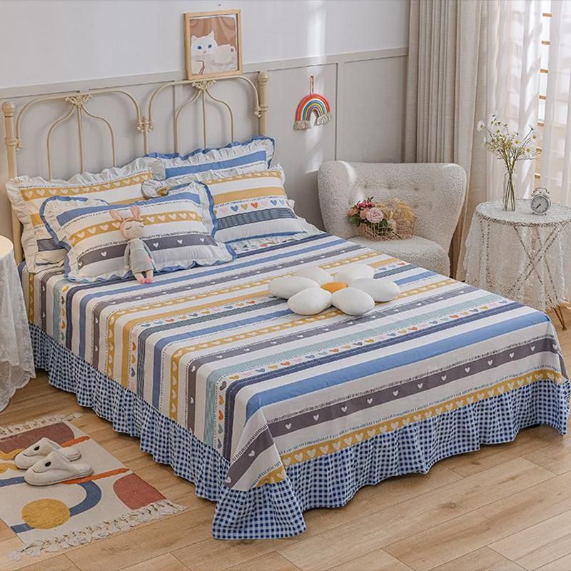 Cotton Bed Sheet Home Bedroom Dormitory Simple Bed Sheet Set