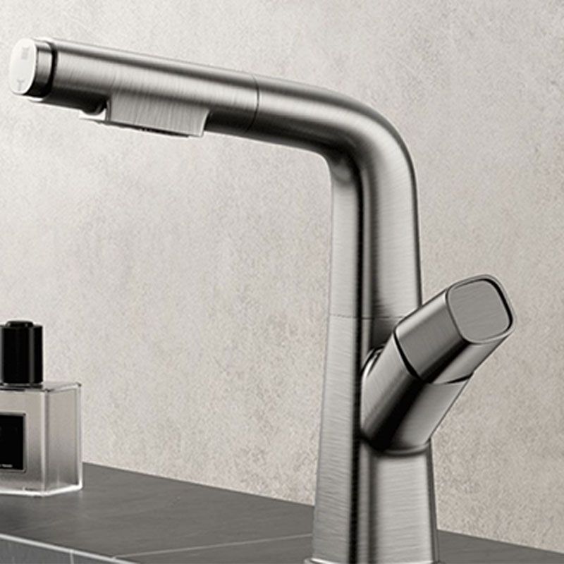 Contemporary Style Faucets Widespread Knob Handles Faucets for Bathroom