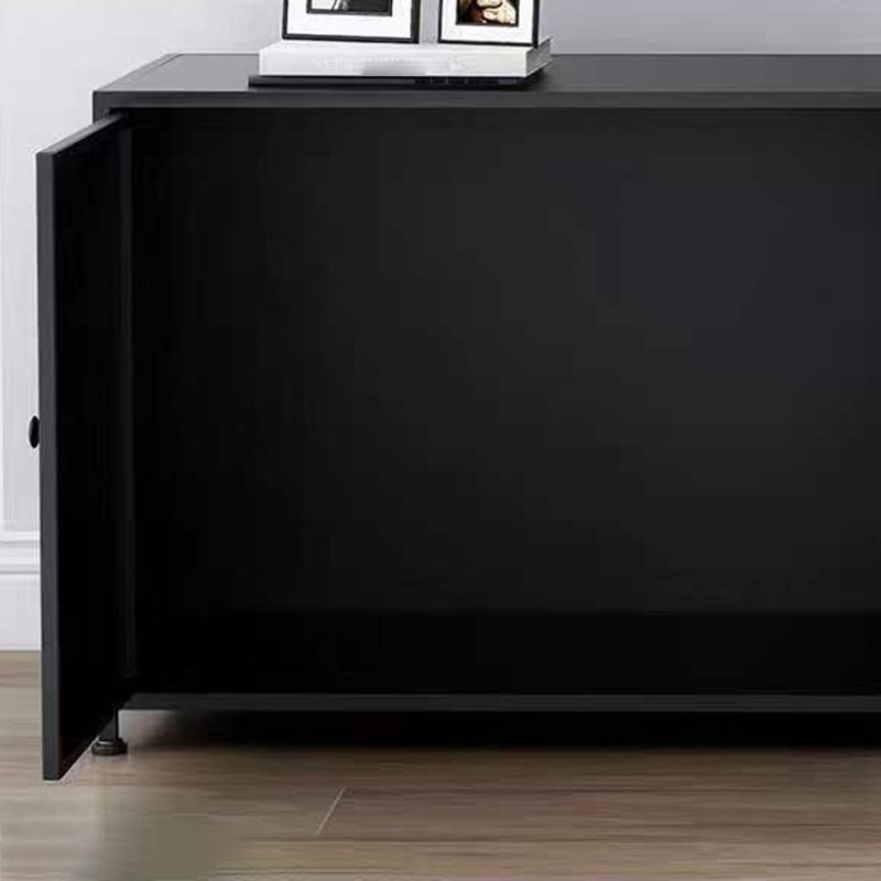 Industrial Metal TV Media Stand Open Shelving TV Stand Console