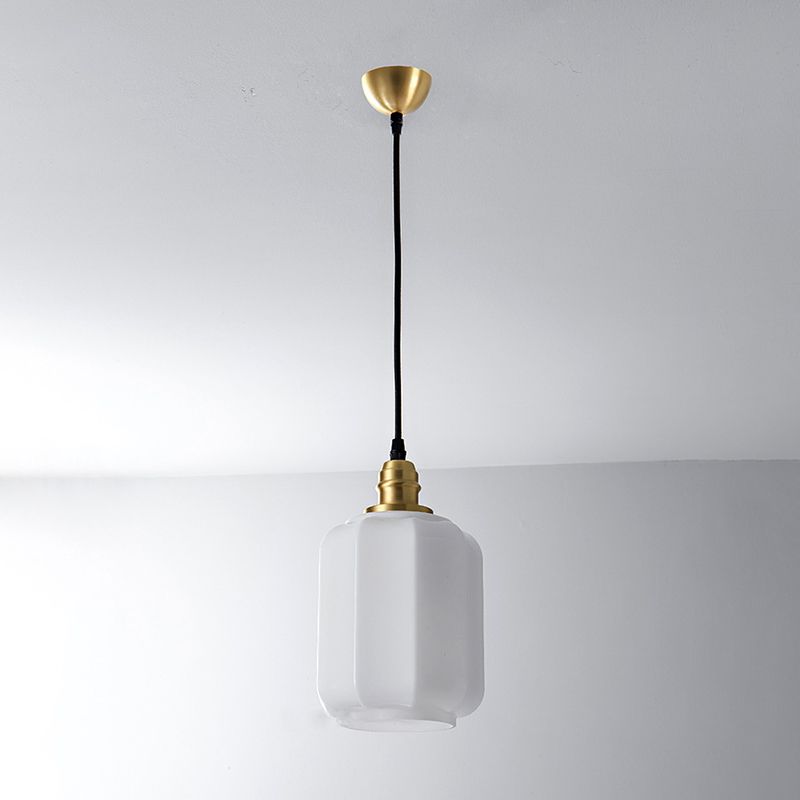 Pot Shade Hanging Lighting Modern Style Glass Multi Light Pendant Lamp for Bedside