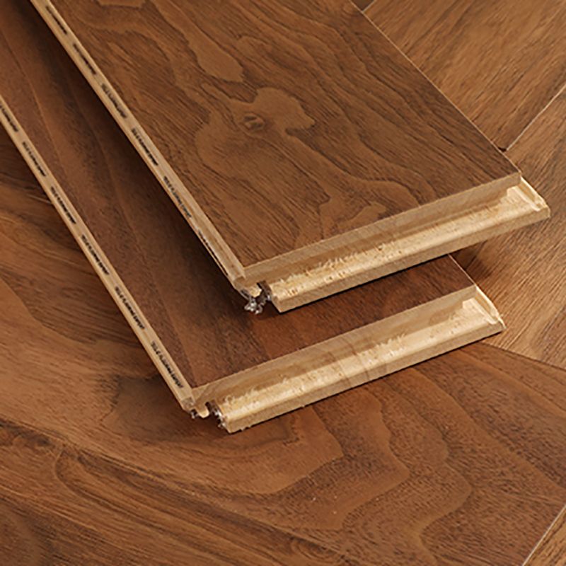 Traditional Flooring Tiles Solid Wood Wire Brushed Flooring with Click Lock