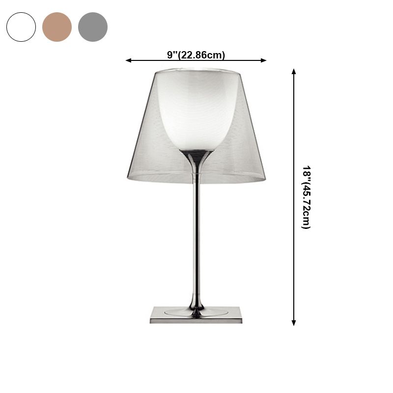 Nordic Simple Table Lamp Modern Style Glass Desk Lamp for Study Bedroom