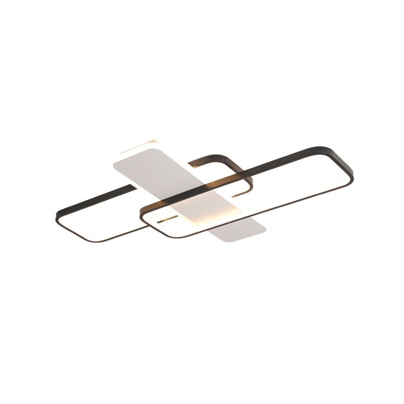 Metal Geometrical Ceiling Mounted Light Modern LED Ceiling Light Fixture for Living Room