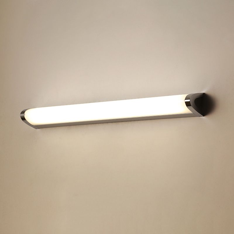 Silber lineare LED -Wandlampe im modernen minimalistischen Aluminiumwandlicht mit Acrylschatten