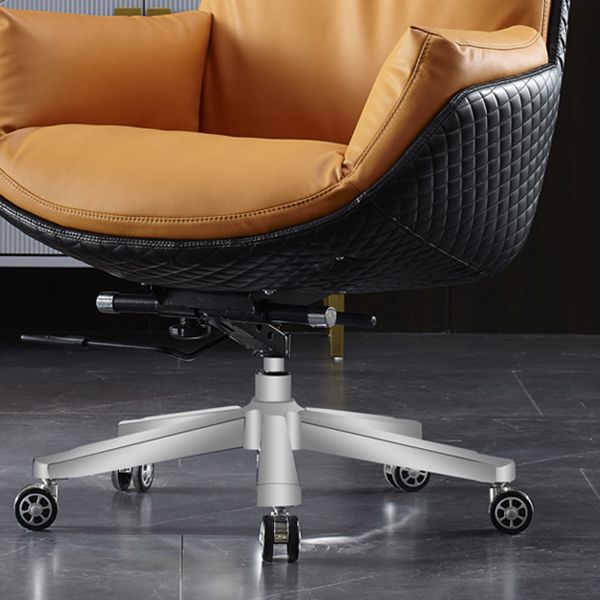 Modern Arm Home Office Chair Padded Hight Back Desk Chair with Wheels