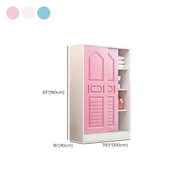 Contemporary Style Wardrobe Armoire Wood Wardrobe Closet With Door