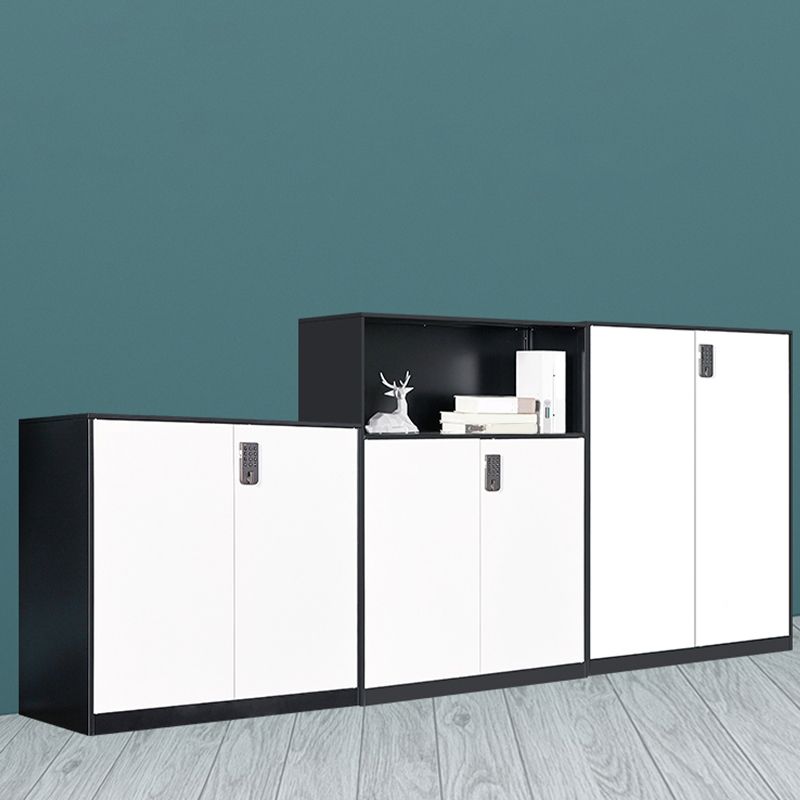 Contemporary File Cabinet Steel Frame Electronic Lock Lateral File Cabinet for Office