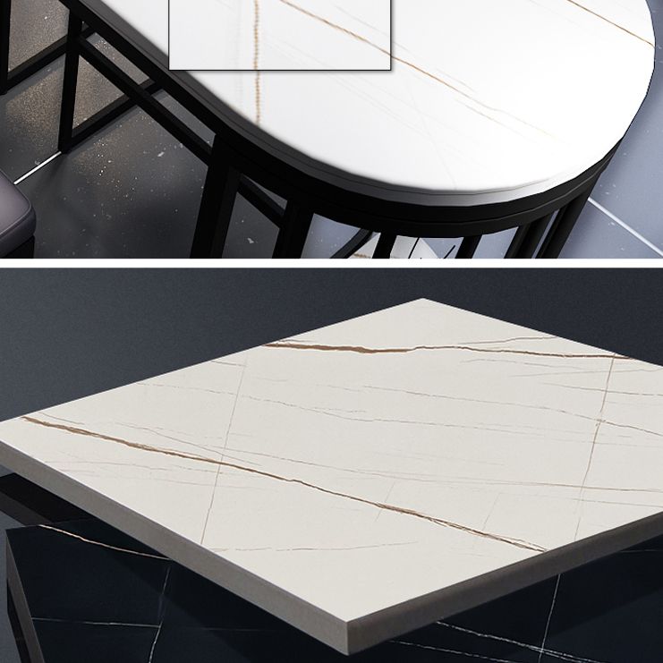 Contemporary Sintered Stone Table Dining Bar Counter Table for Kitchen